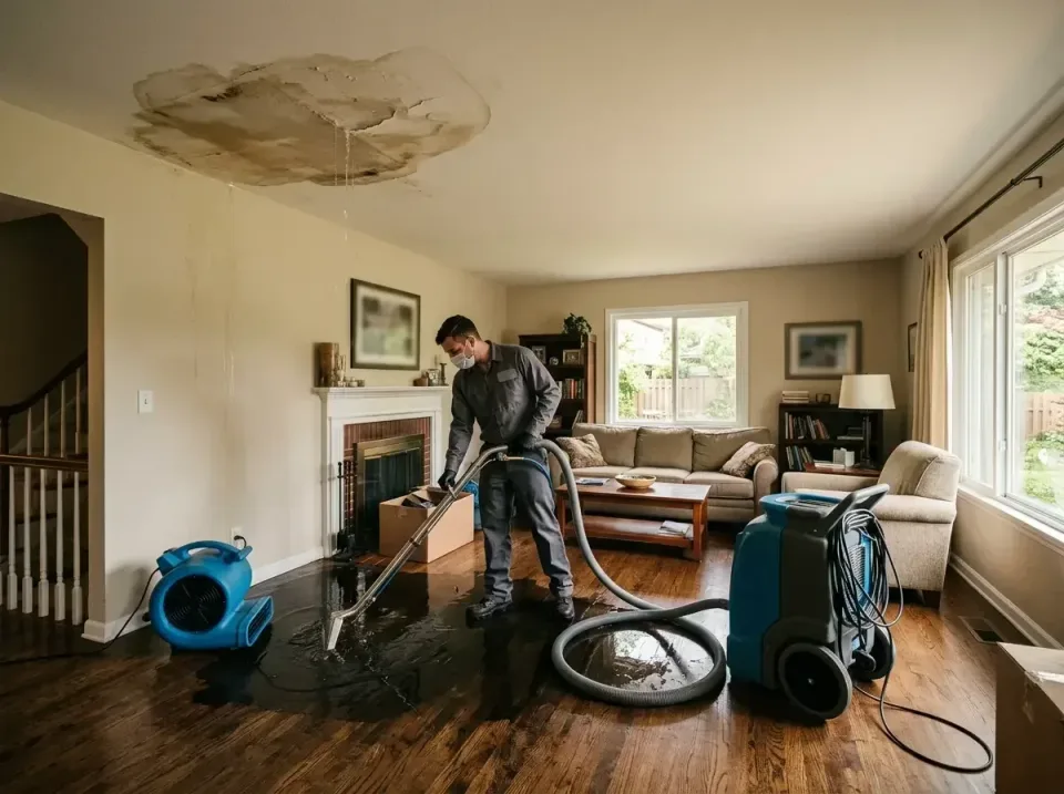 attic-pipe-burst-ceiling-drip-008 — frequently asked questions, Water Damage Restoration & Carpet Care in Lemont, IL